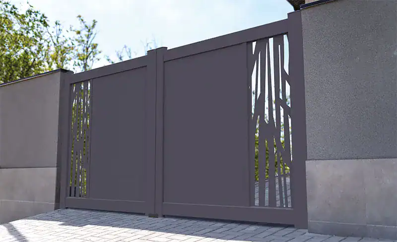 Portail aluminium sur-mesure 
